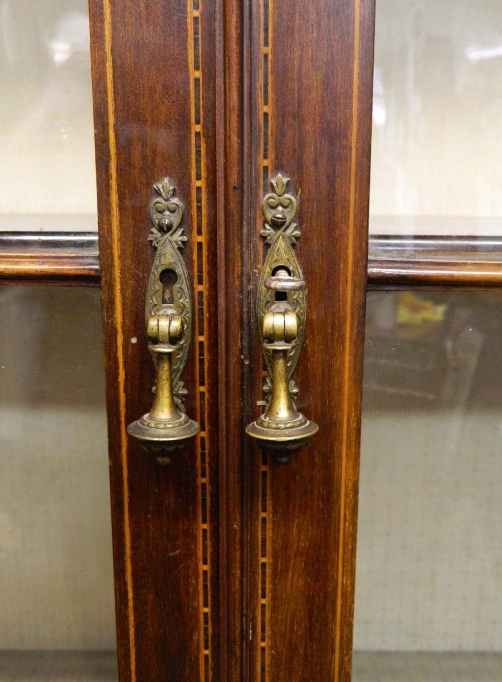 inlaid mahogany display cabinet View III
