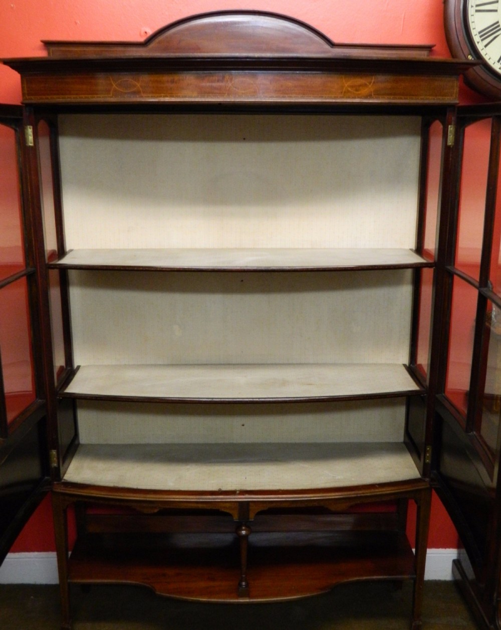 inlaid mahogany display cabinet View IV