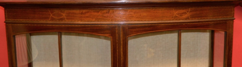 inlaid mahogany display cabinet View VII