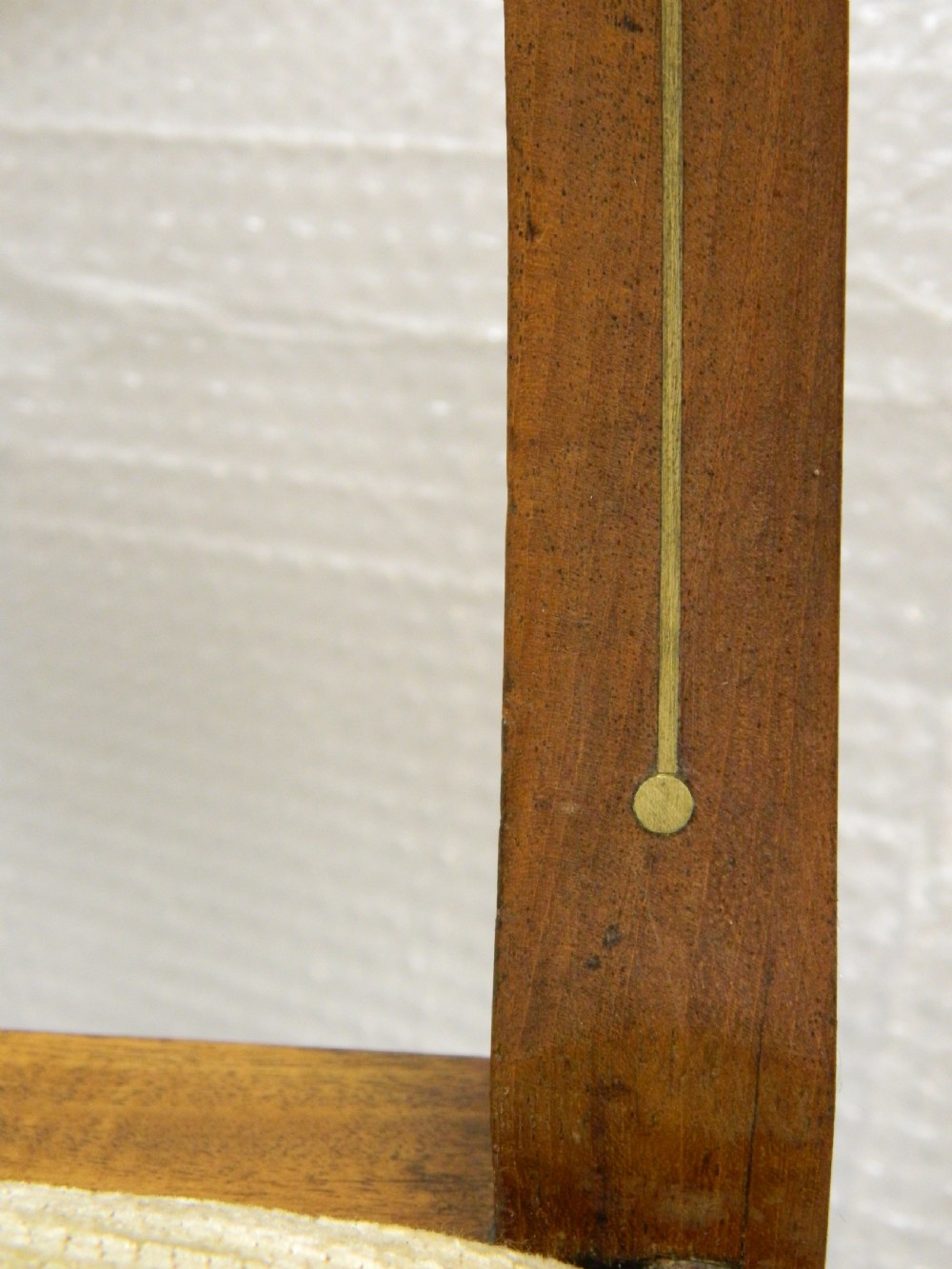Regency mahogany brass inlaid armchair View VII