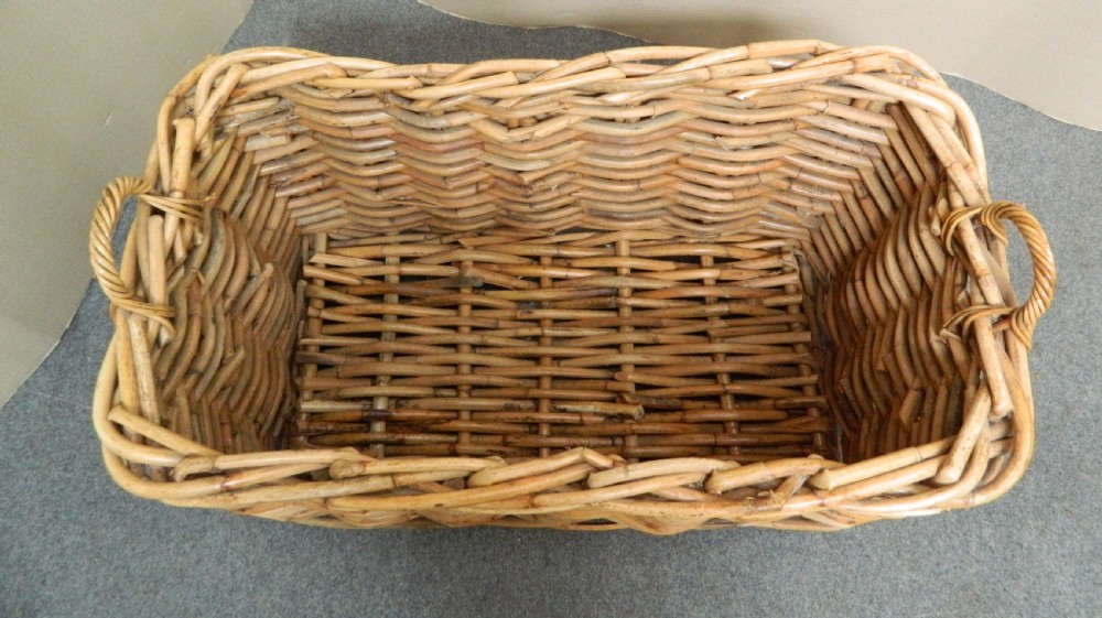 very large wicker basket View V