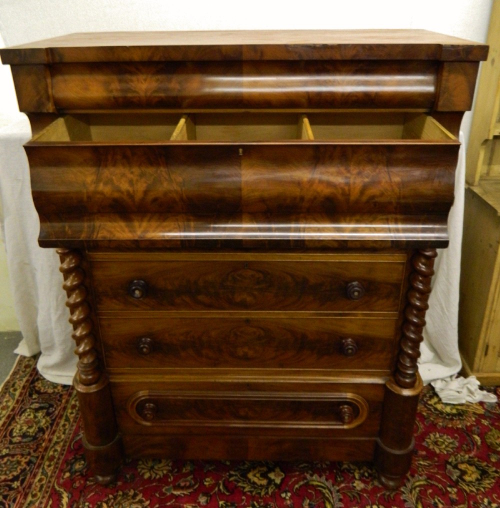 large mahogany chest of drawers View VI