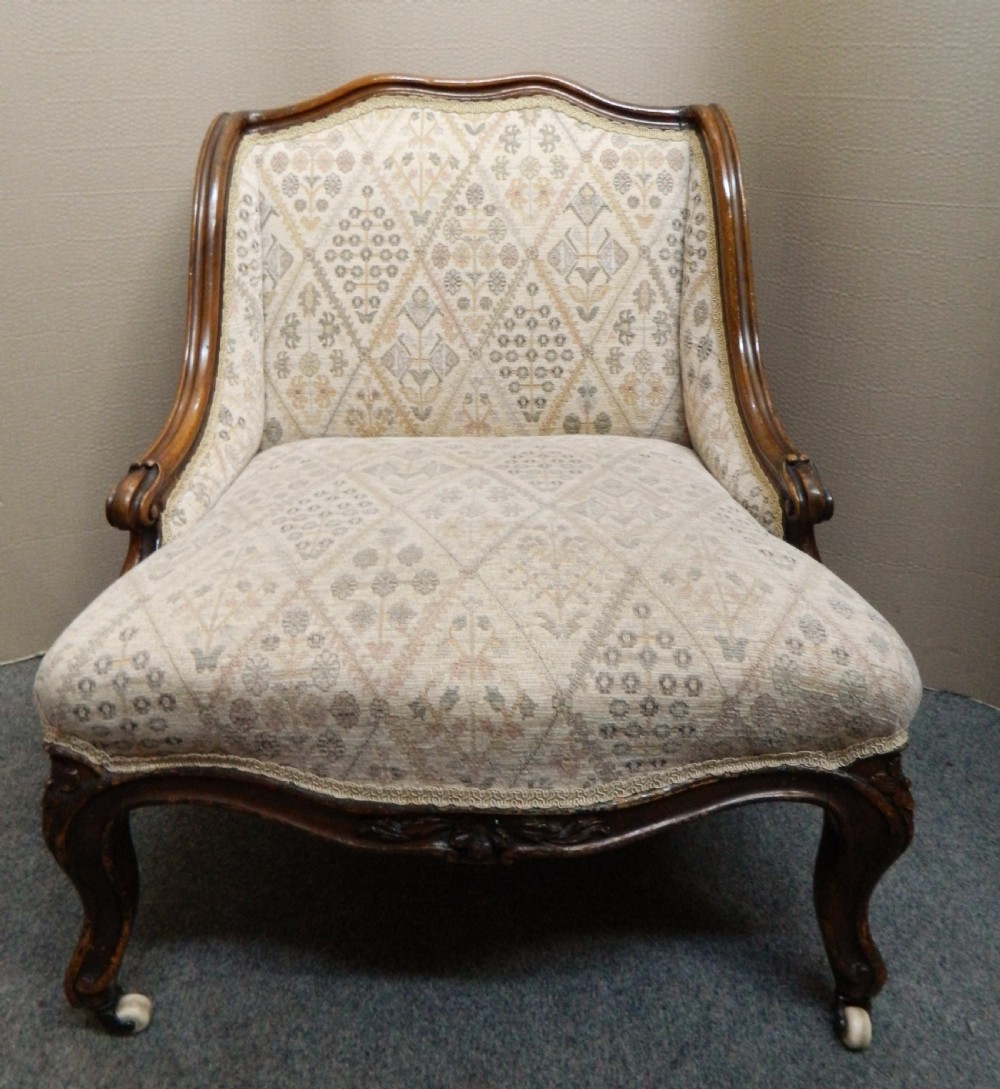 Victorian low back nursing chair  View II