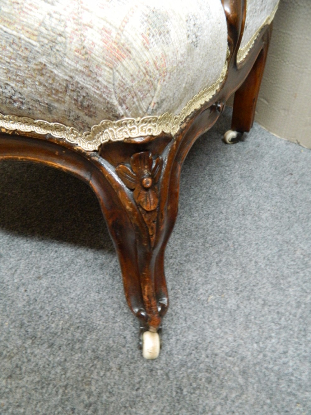 Victorian low back nursing chair  View III