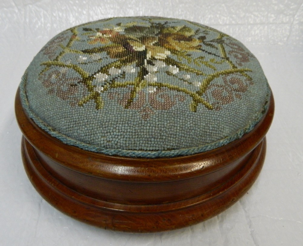 bead work foot stool