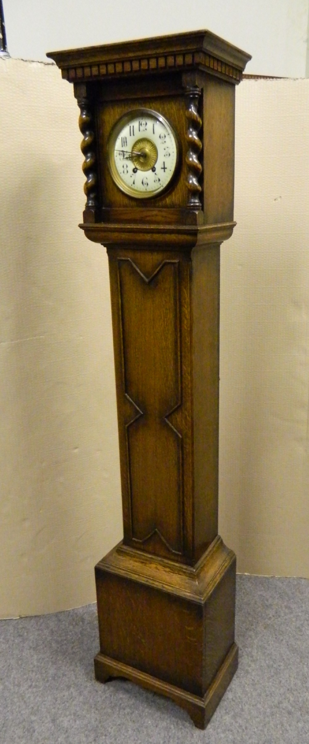 oak grandmother clock