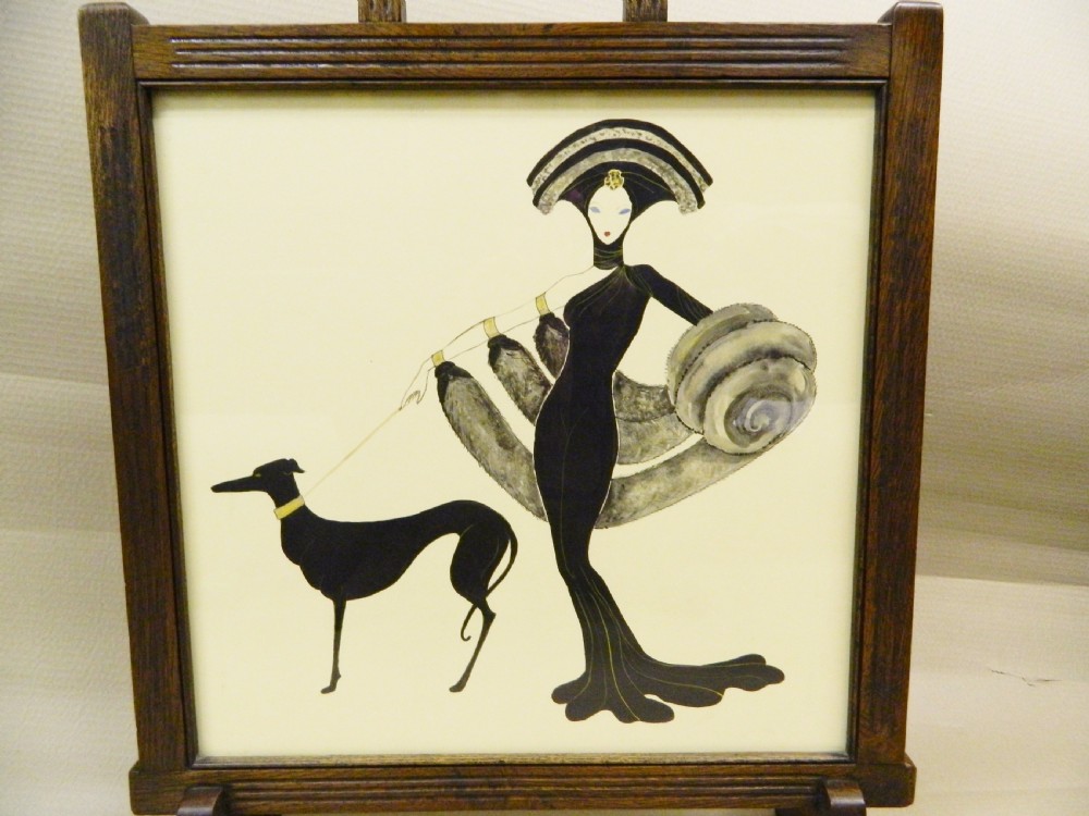 exquisite Art Deco firescreen View II