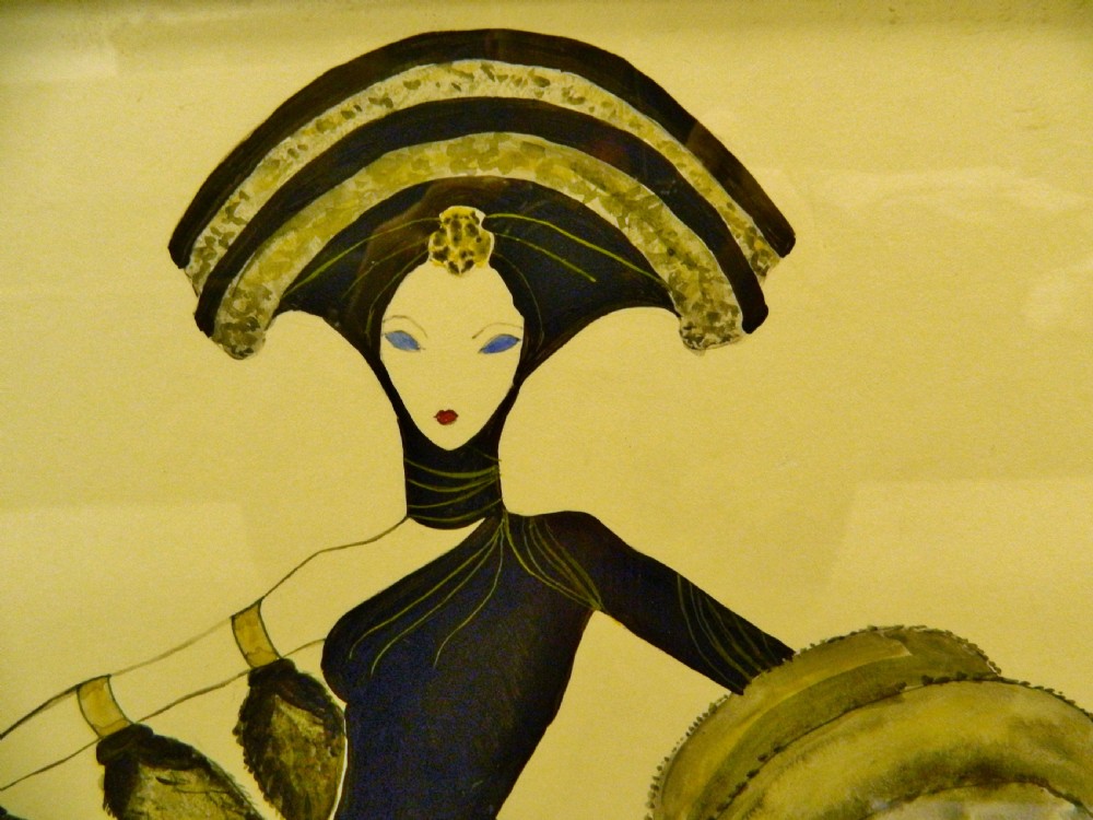 exquisite Art Deco firescreen View VI