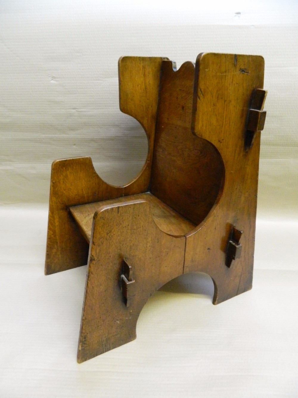 Arts & Crafts oak child's chair View III