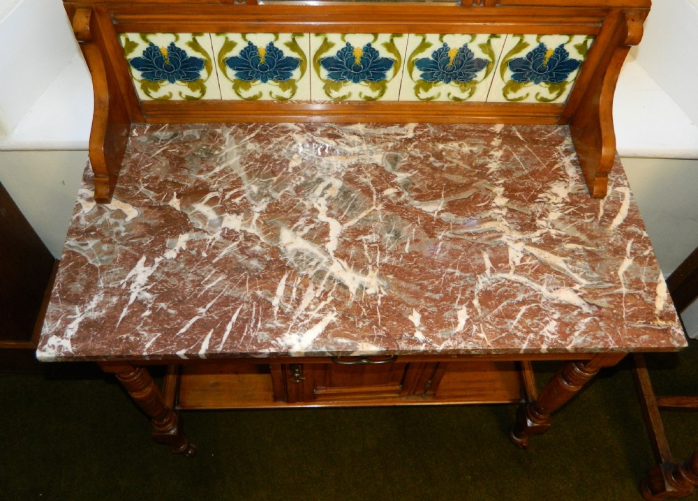 marble top washstand View V