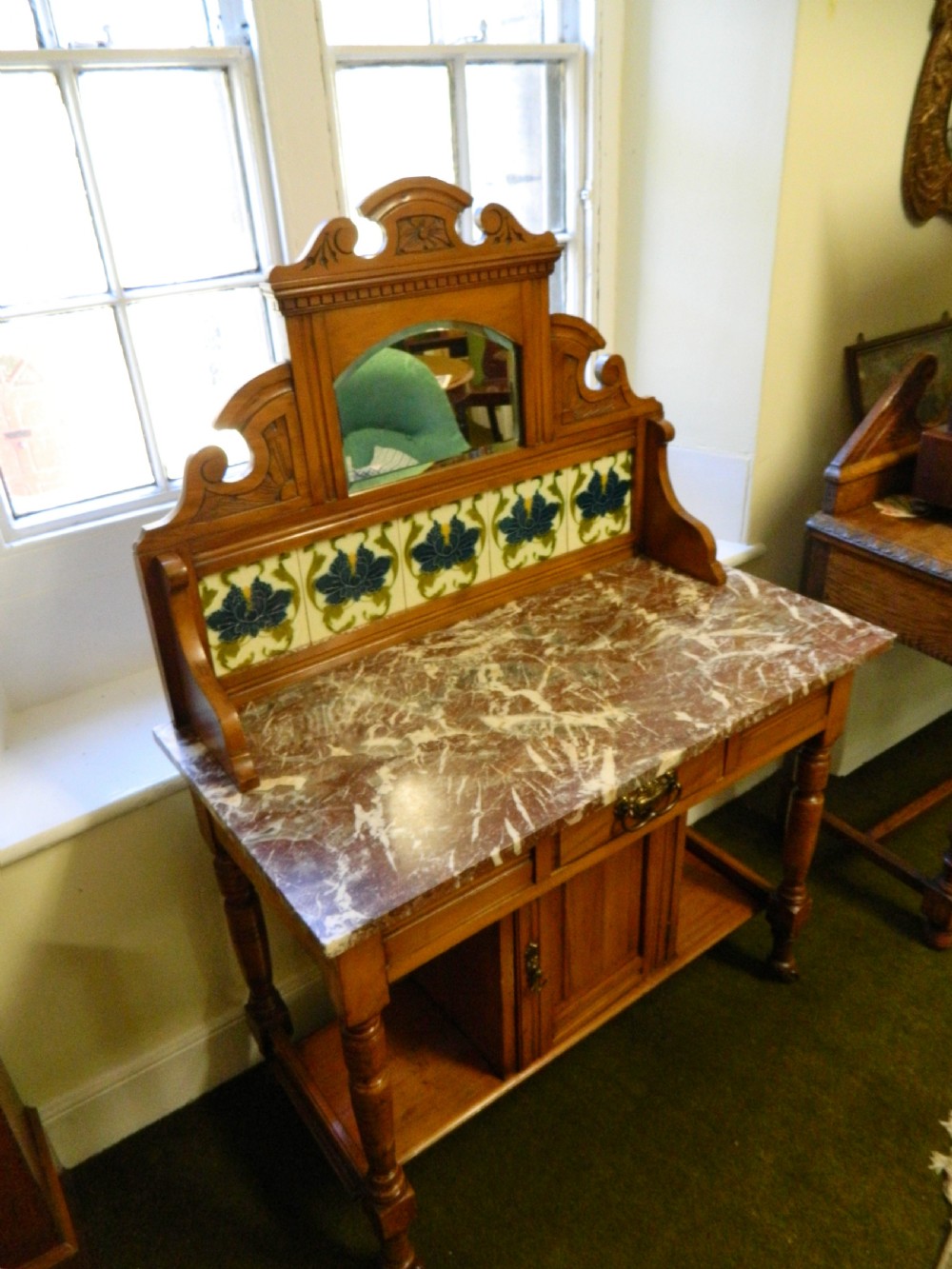 marble top washstand View VI