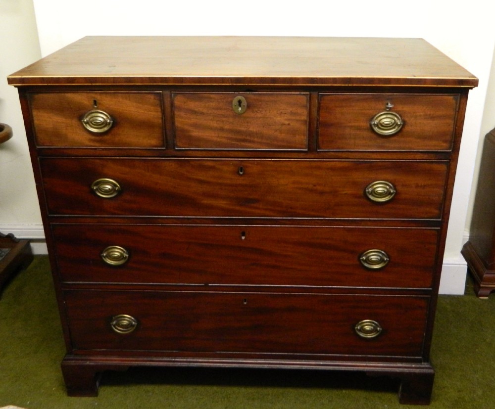 Georgian mahogany chest of drawers