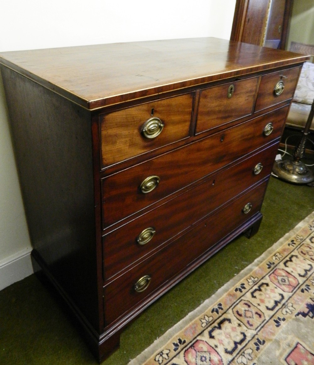 Georgian mahogany chest of drawers View III