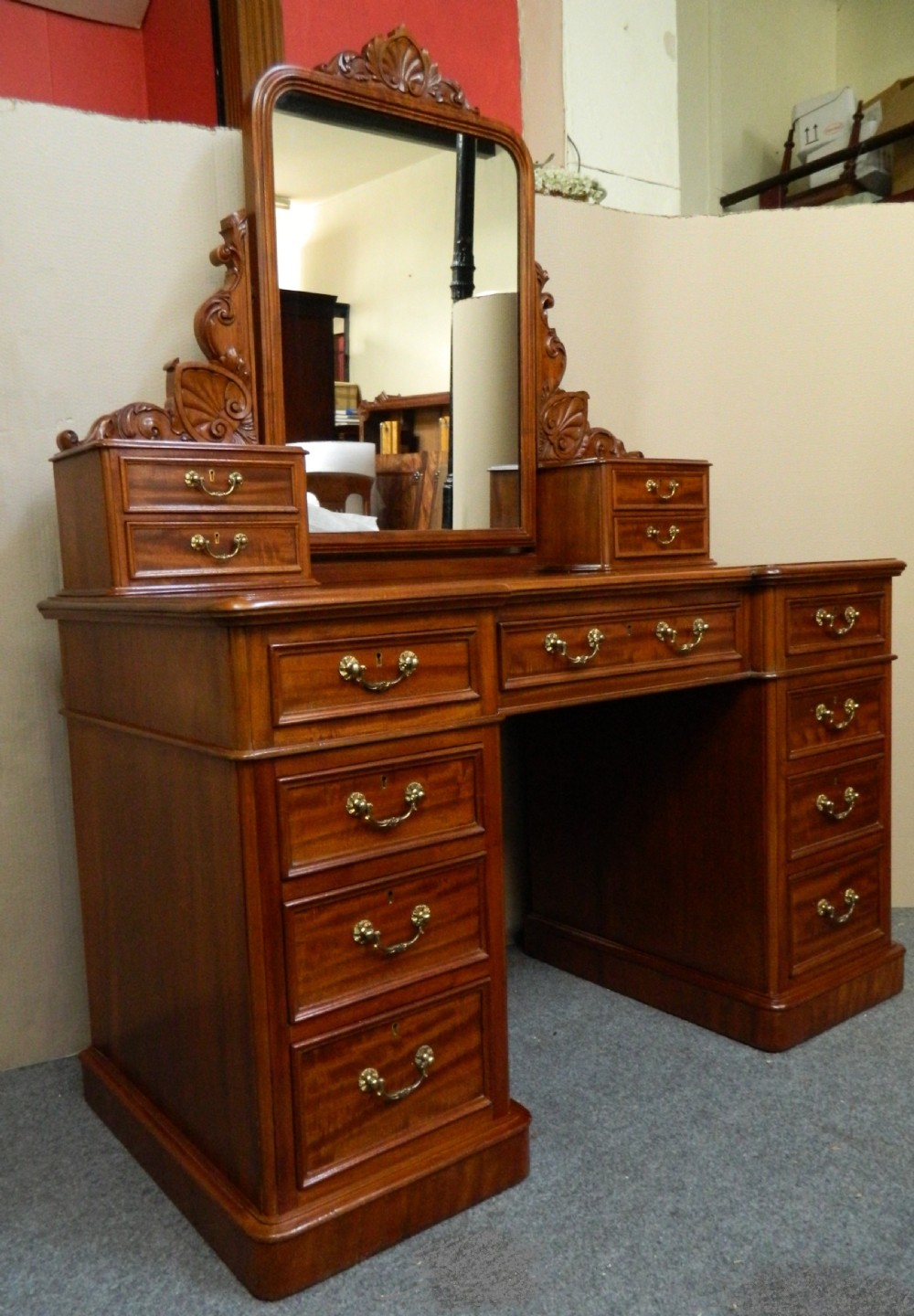 mahogany dressing table by Flashman's of Dover View IV