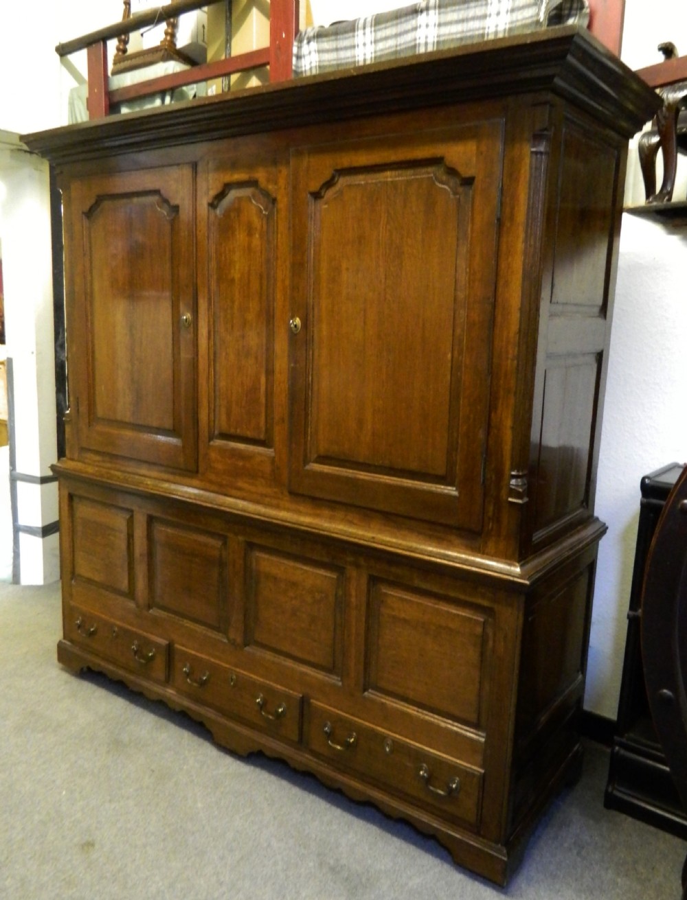 oak livery cupboard View II