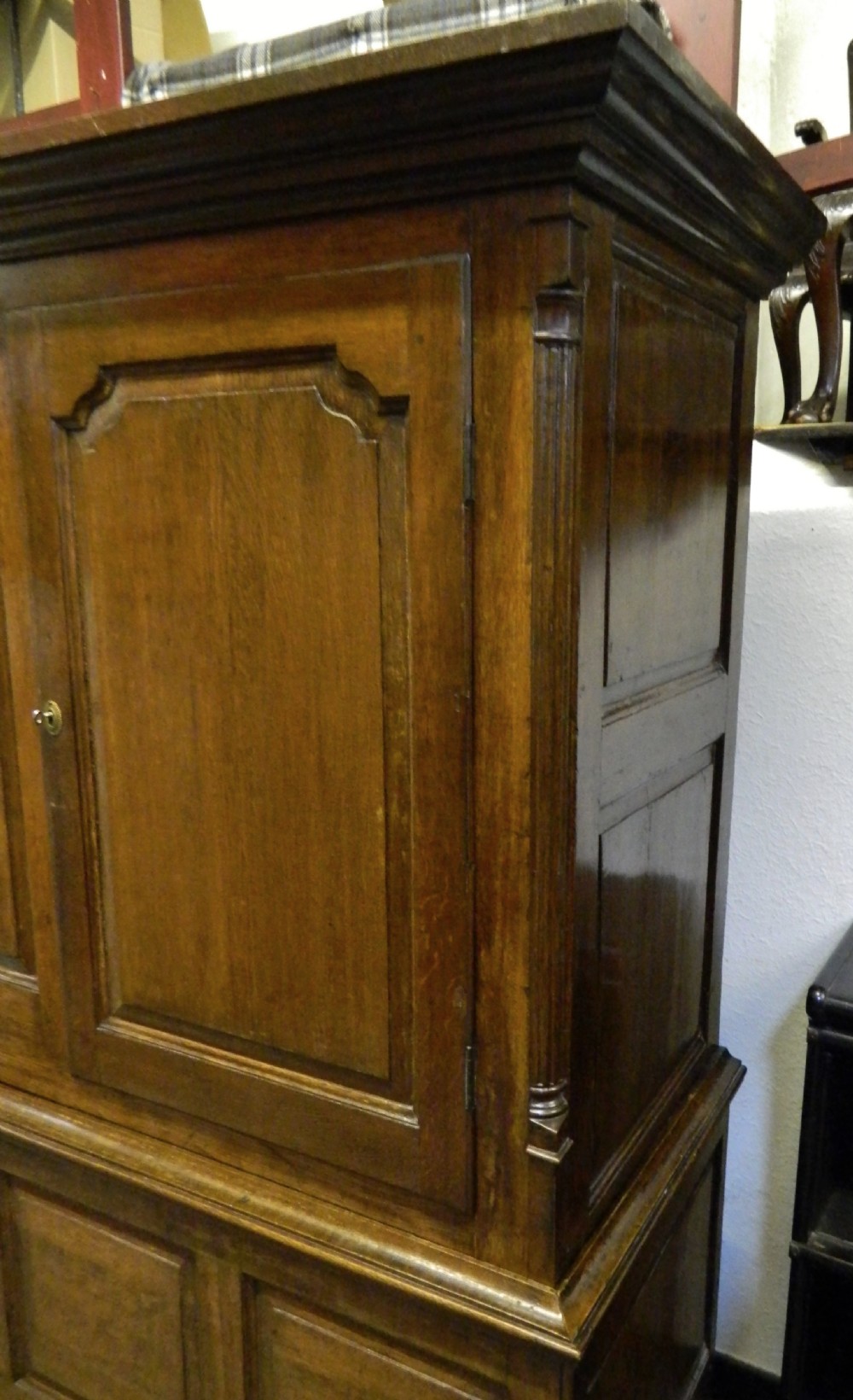 oak livery cupboard View III