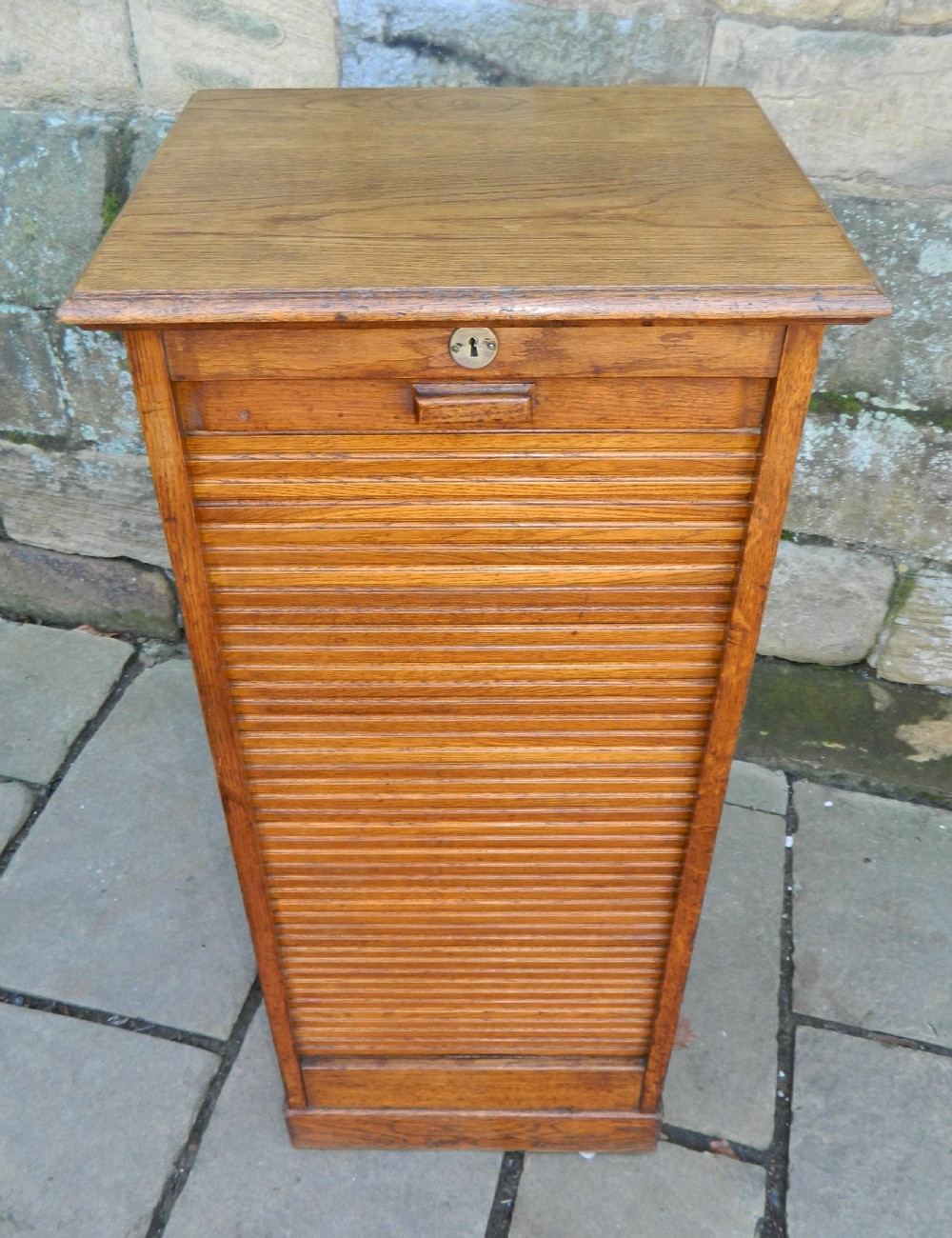 tall oak filing cabinet View V