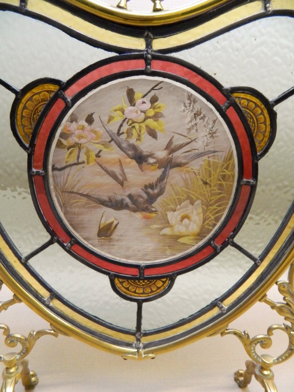 Stained glass firescreen View II