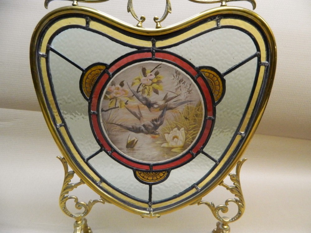 Stained glass firescreen View V