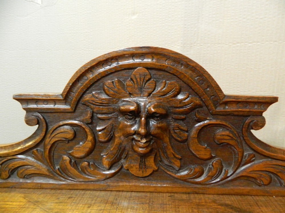 carved oak buffet View IV