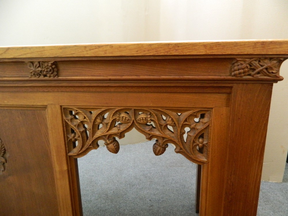 oak altar table View VI