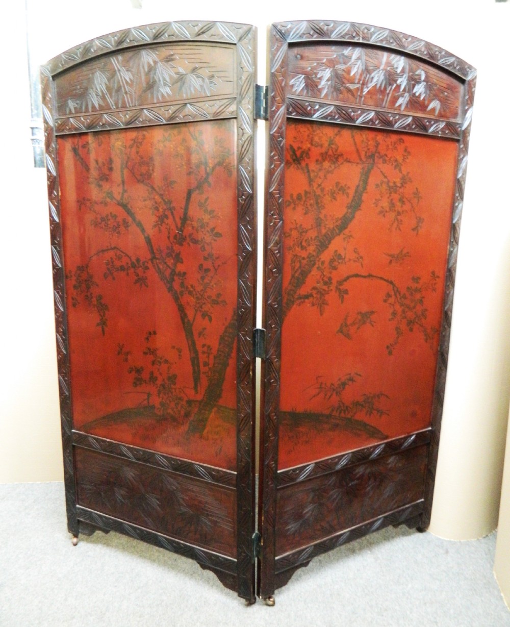 Oriental two fold screen View VI