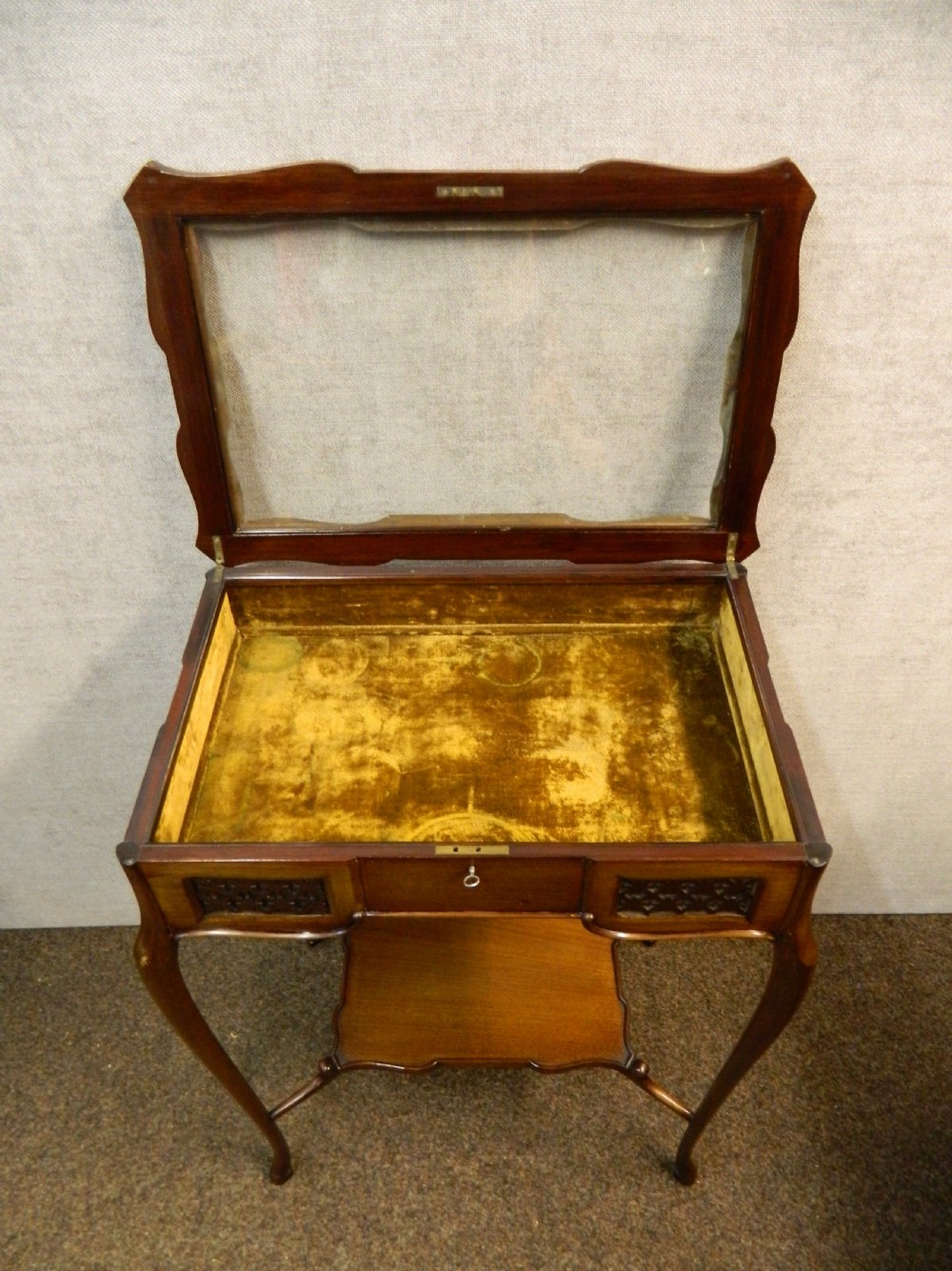 pair of mahogany bijouterie tables View V