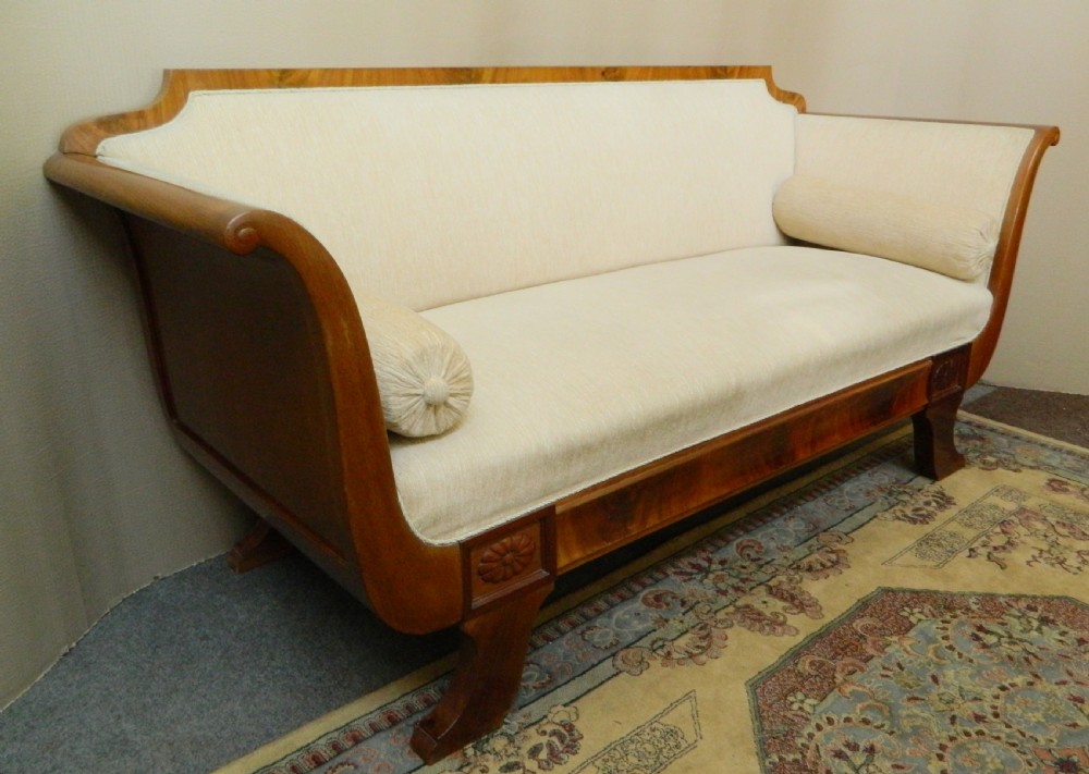 mahogany framed sofa View III