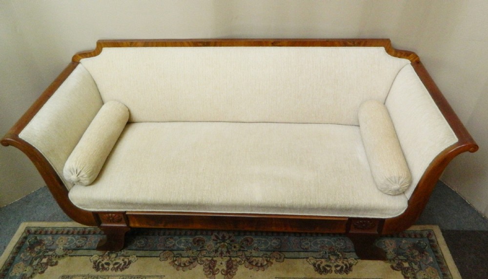 mahogany framed sofa View V