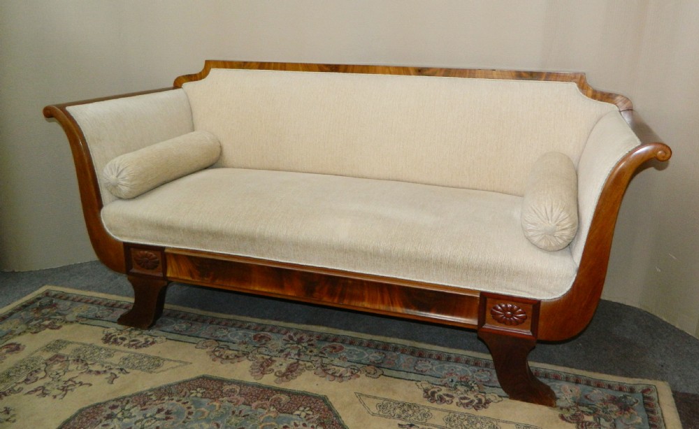 mahogany framed sofa View VII