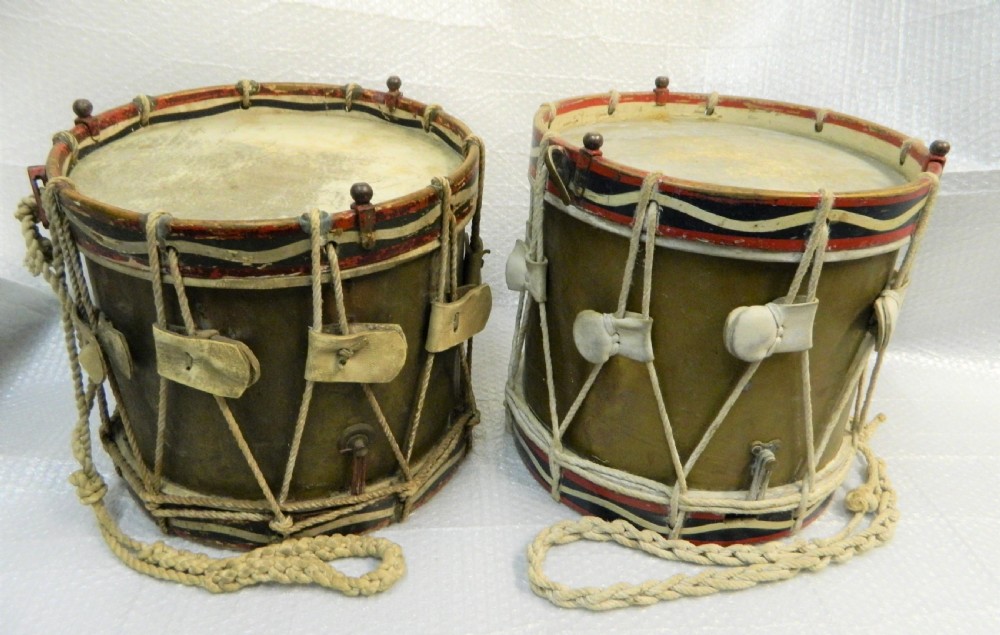 Pair of ww2 military drums