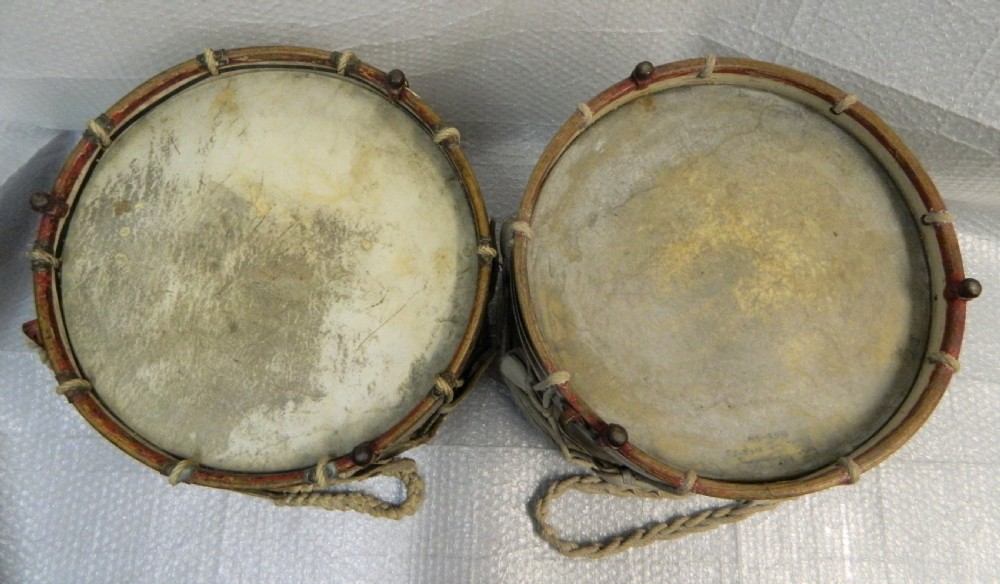 Pair of ww2 military drums View II