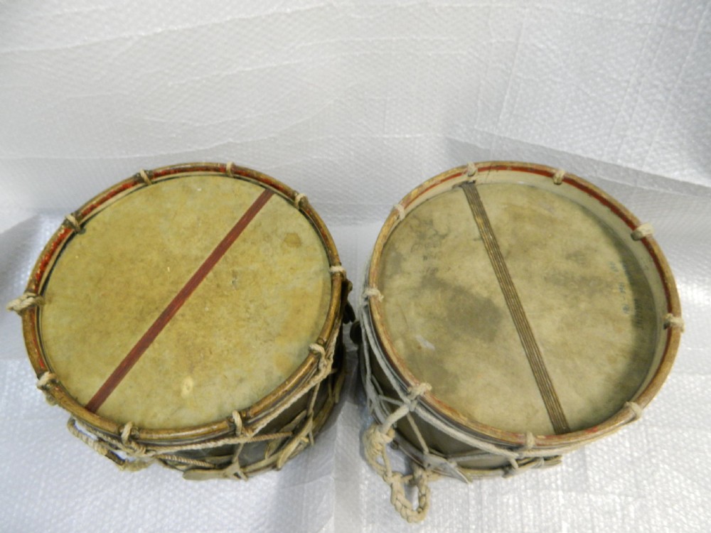 Pair of ww2 military drums View VI