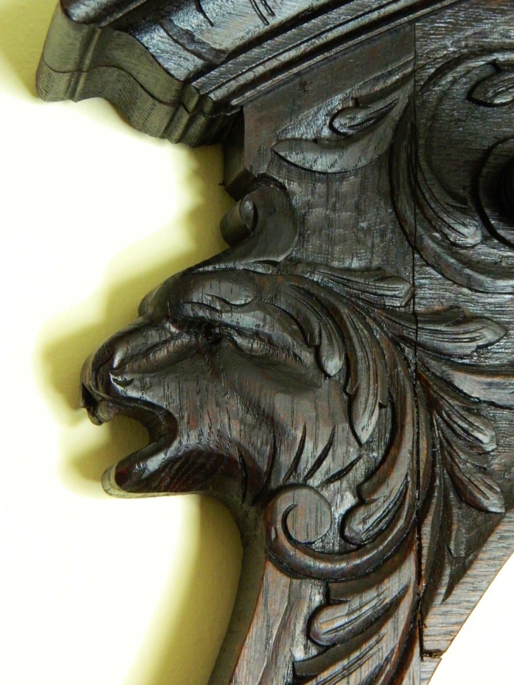 carved oak hall stand View III