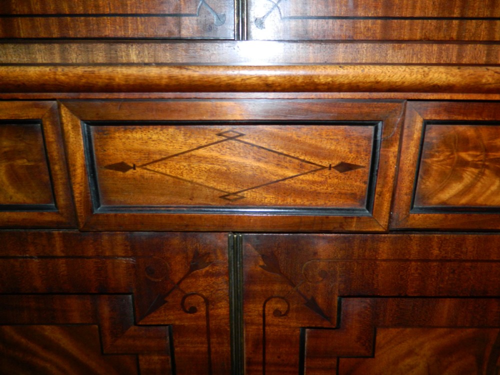 Regency mahogany bookcase View IV