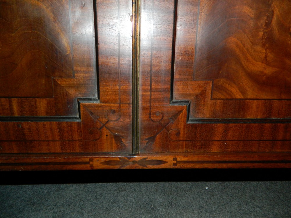 Regency mahogany bookcase View VII