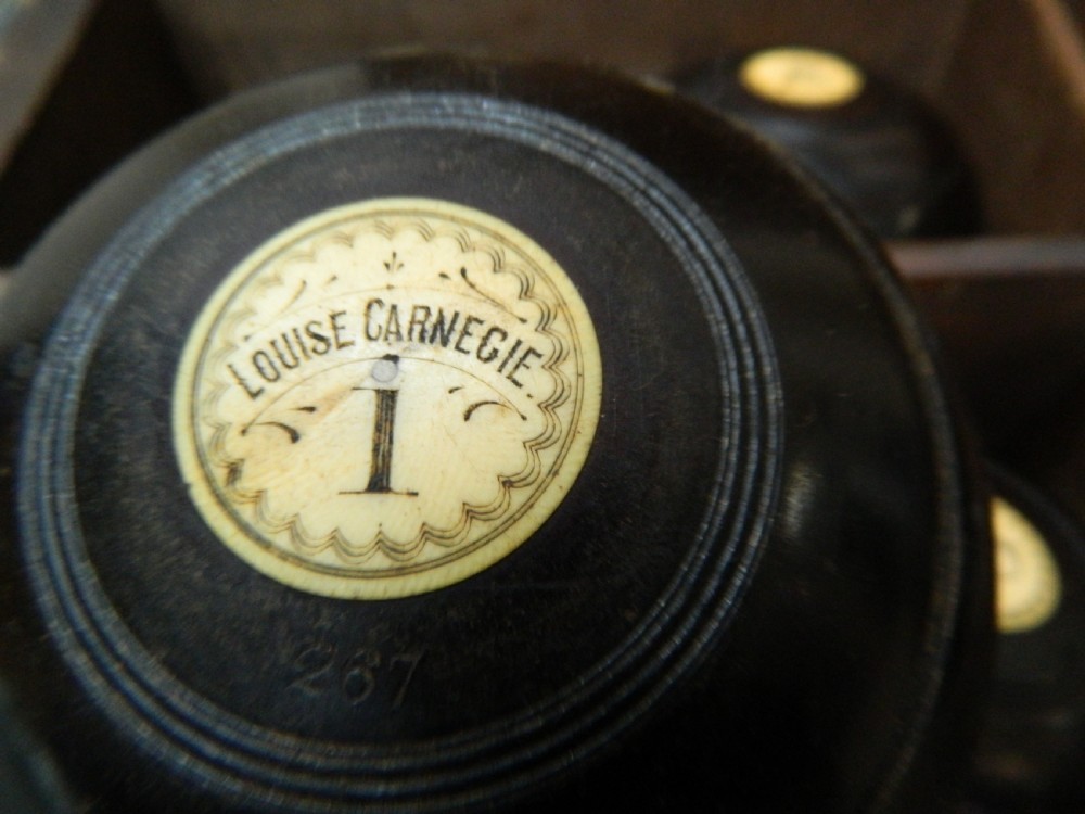Victorian Lawn bowls by Taylor's made for Andrew Carnegie View II