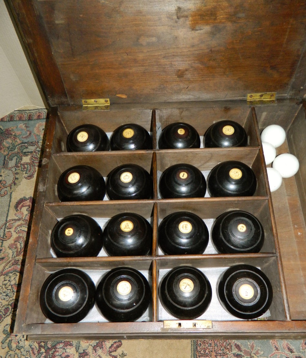 Victorian Lawn bowls by Taylor's made for Andrew Carnegie View VI