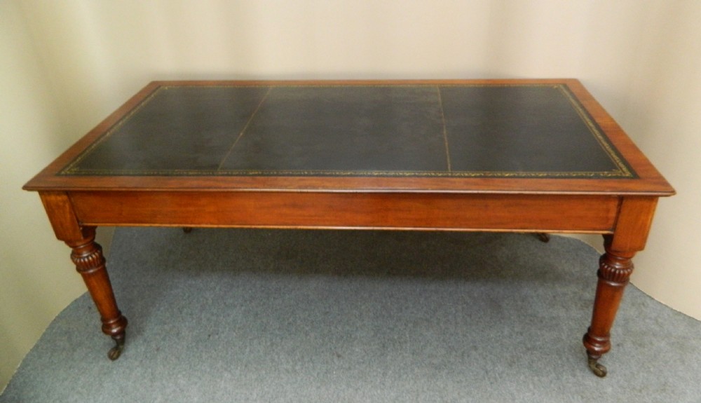 large mahogany library table