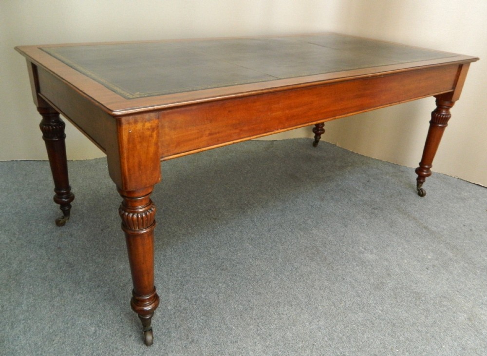 large mahogany library table View V