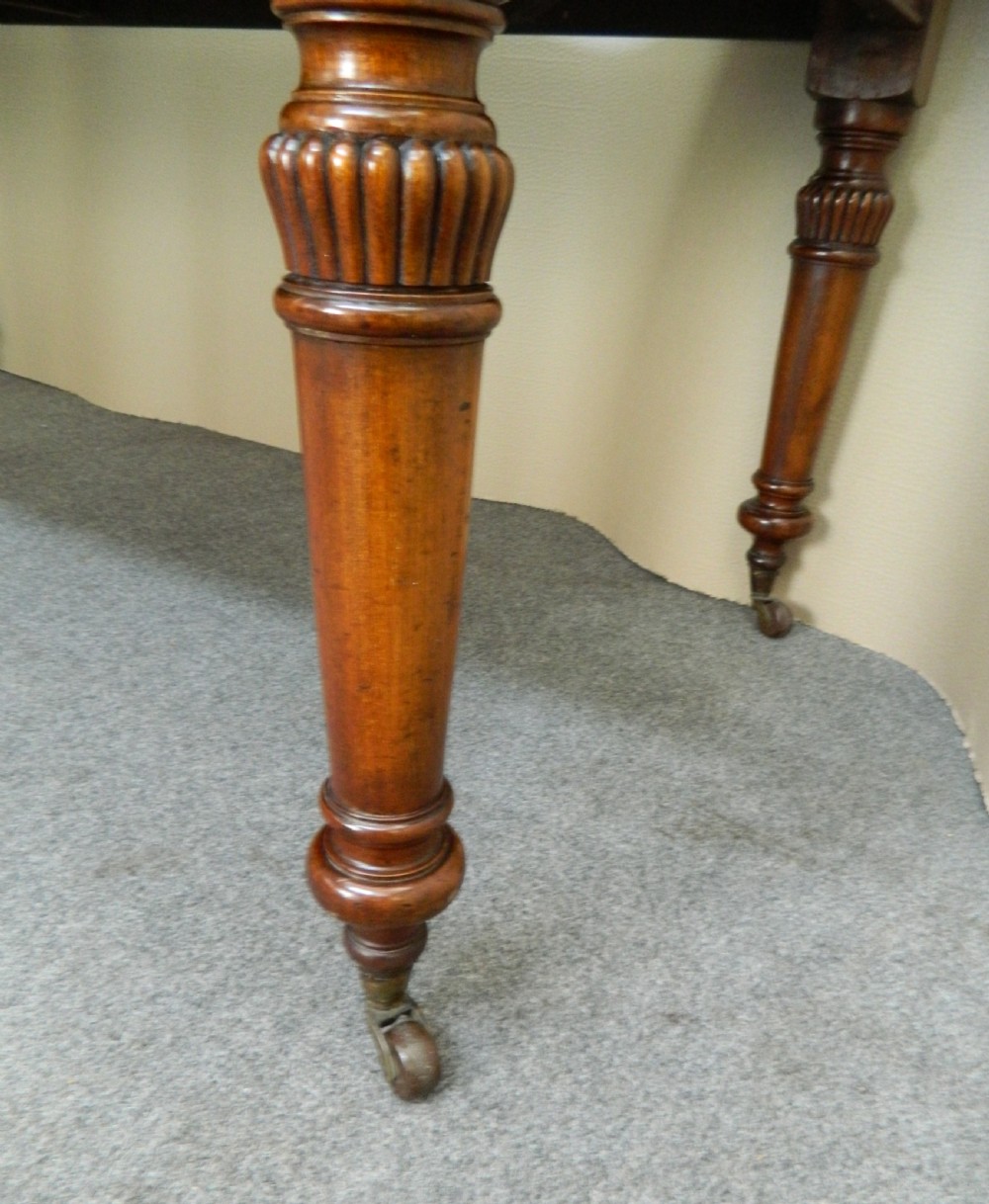 large mahogany library table View VI