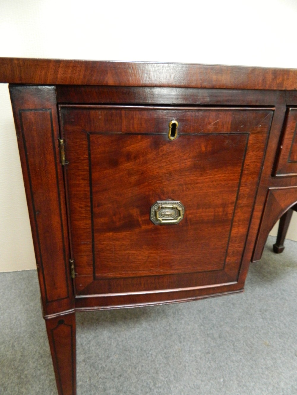 small Georgian mahogany sideboard View VII