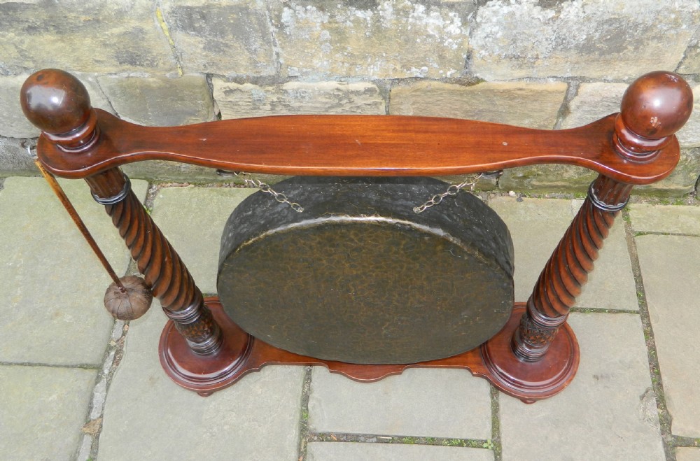 large mahogany dinner gong View IV