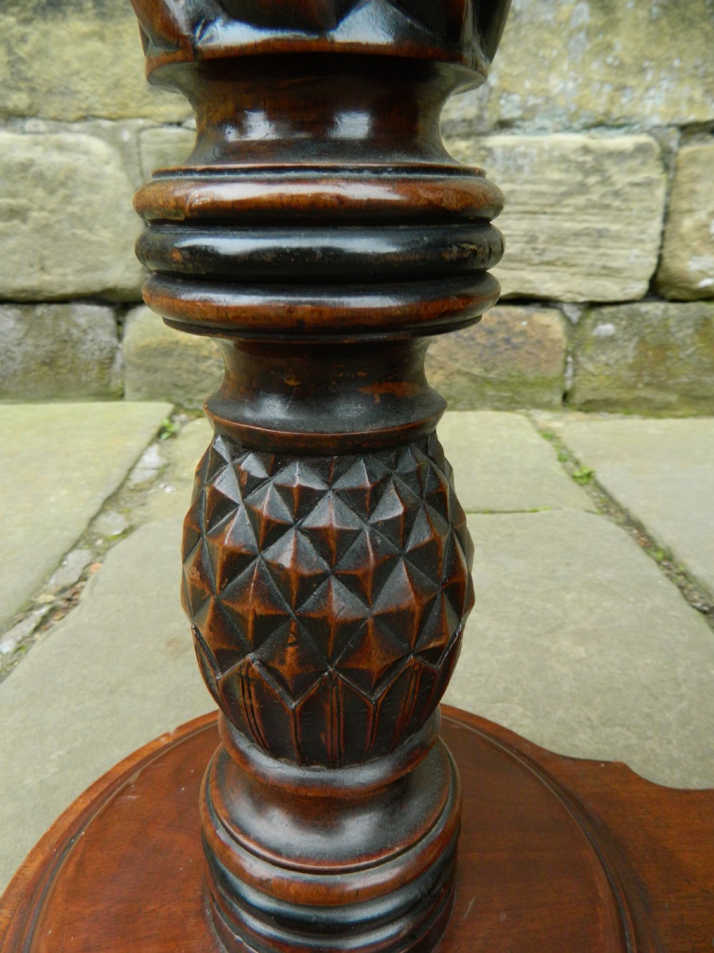 large mahogany dinner gong View V