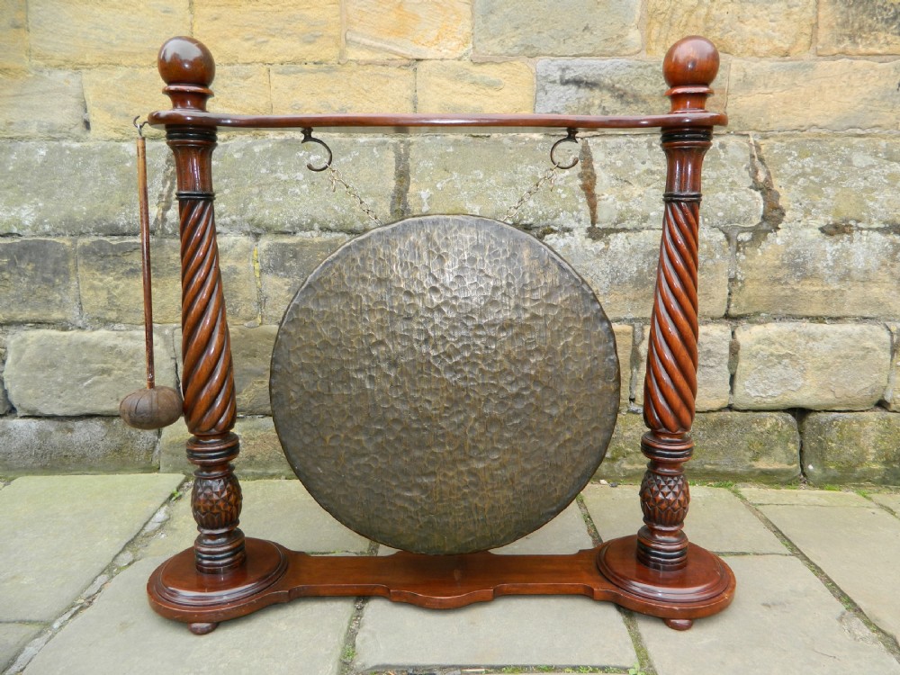 large mahogany dinner gong View VI