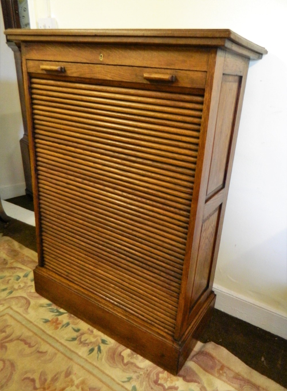 large oak filing cabinet View III