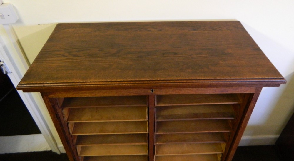 large oak filing cabinet View V