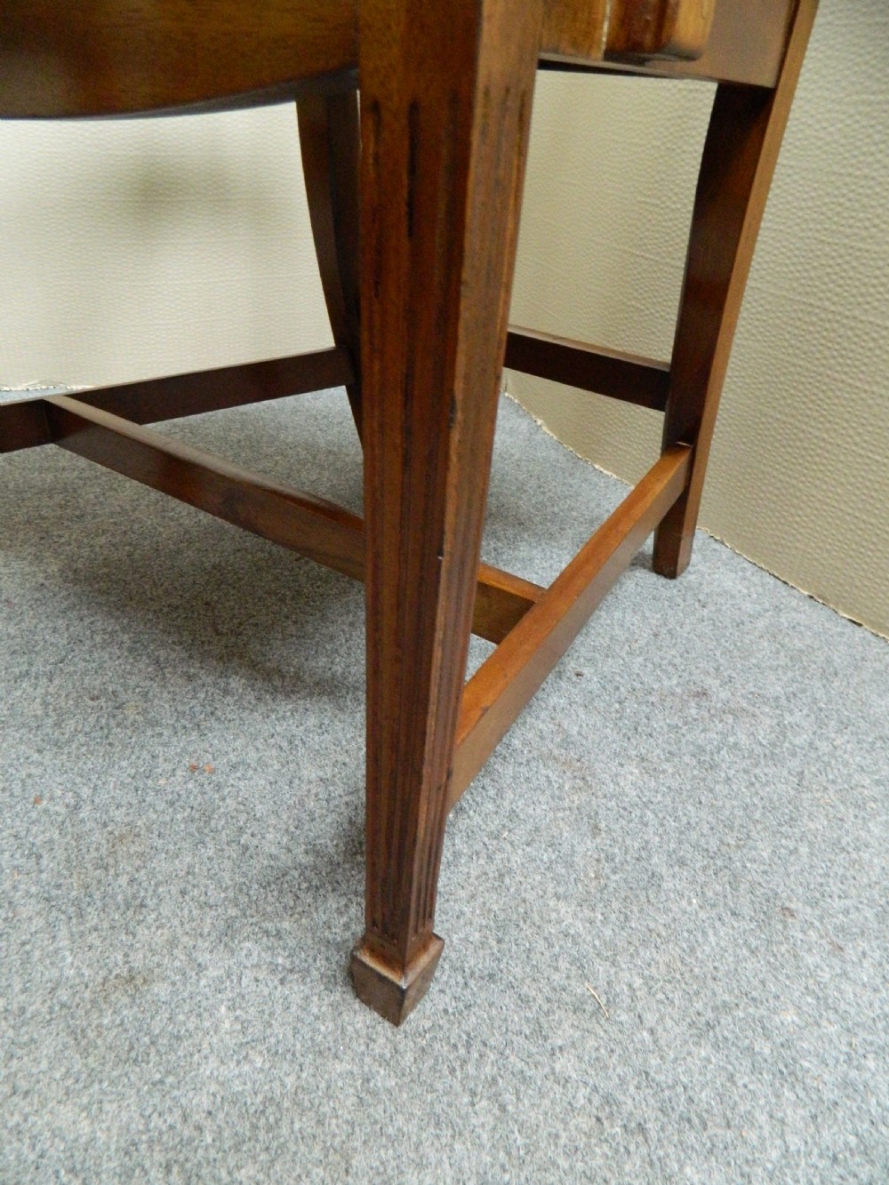 set of 10 mahogany dining chairs View VI