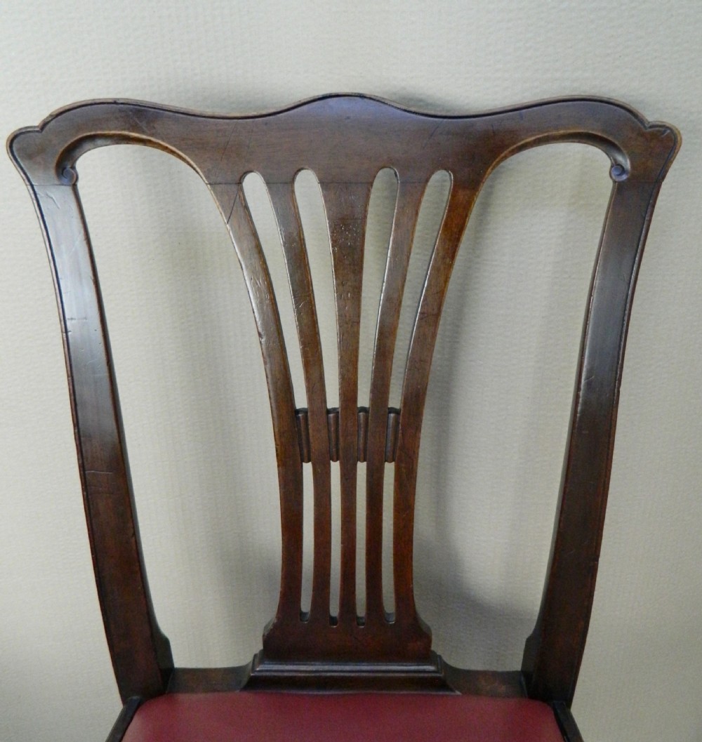 set of 16 mahogany dining chairs View IV