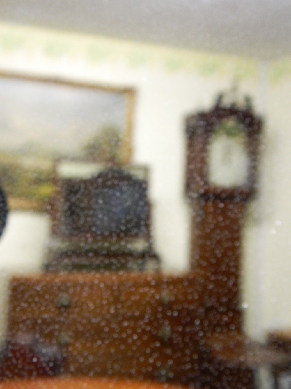 gilt & black lacquer overmantel mirror View III